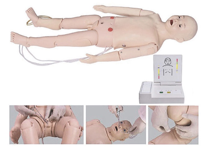 HL/FT434 全功能五岁儿童高级模拟人(护理、CPR、听诊）